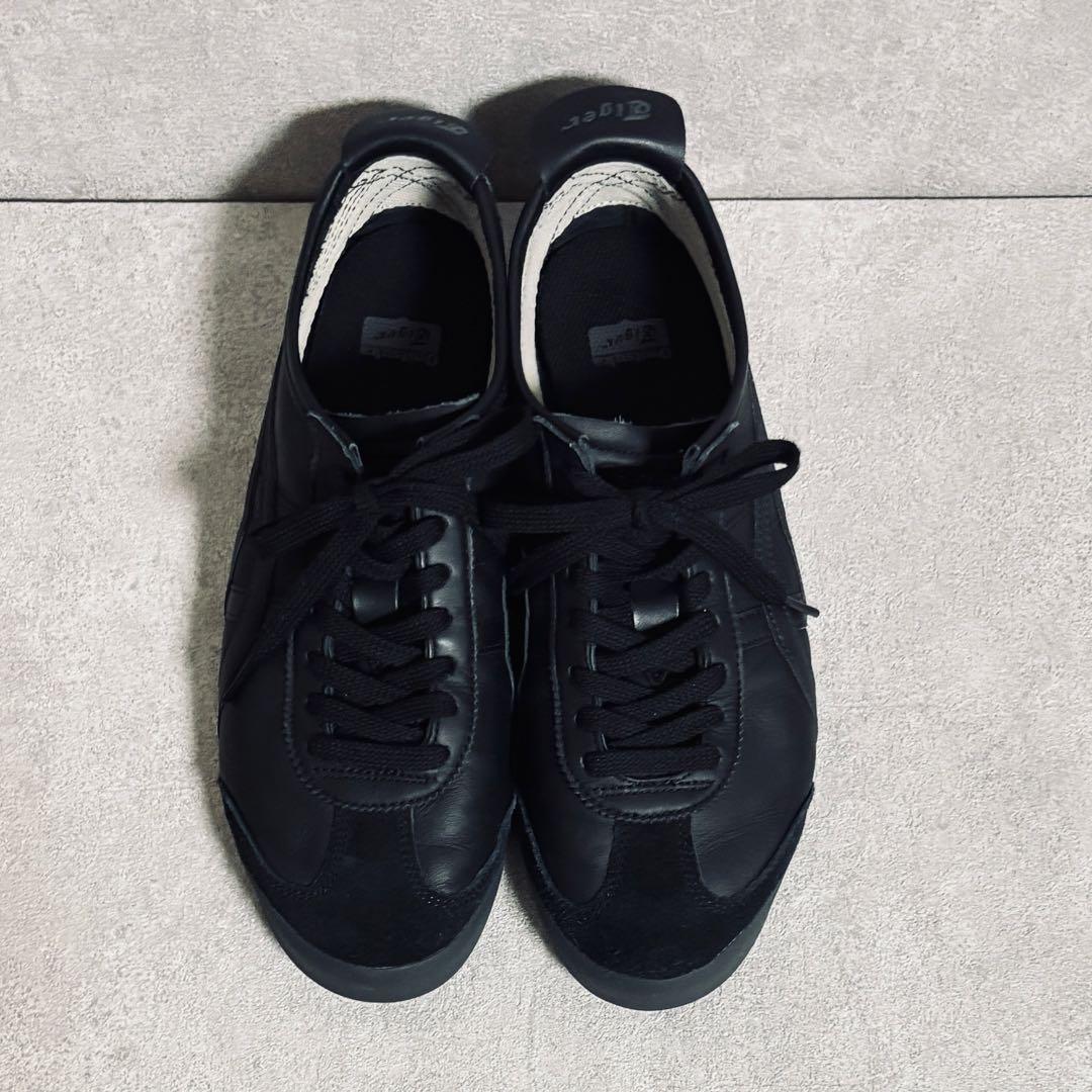 【美品】 オニツカタイガー メキシコ66 1183C102 黒 27.5 レザー
