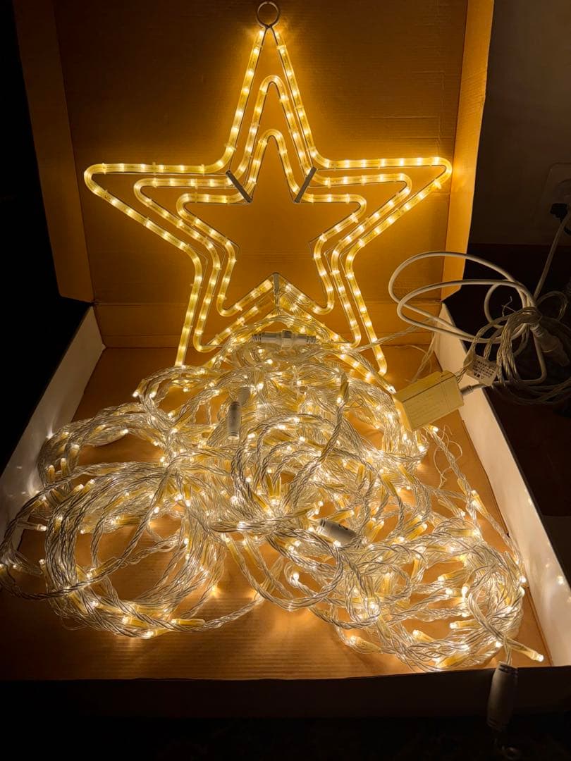 LEDドレープライト トップスター 6m LD6D　中古品