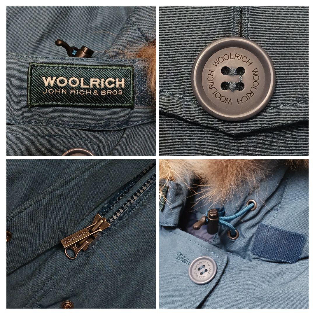 ✨美品✨ウールリッチ　アークティックパーカー　くすみブルー　M