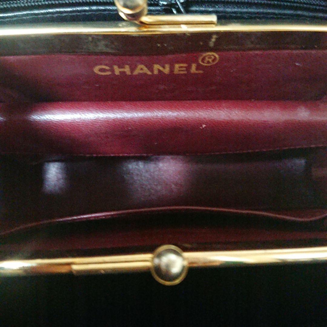 最終‼️極美品❤CHANELハンドバッグ Vステッチブラック レザー 2way