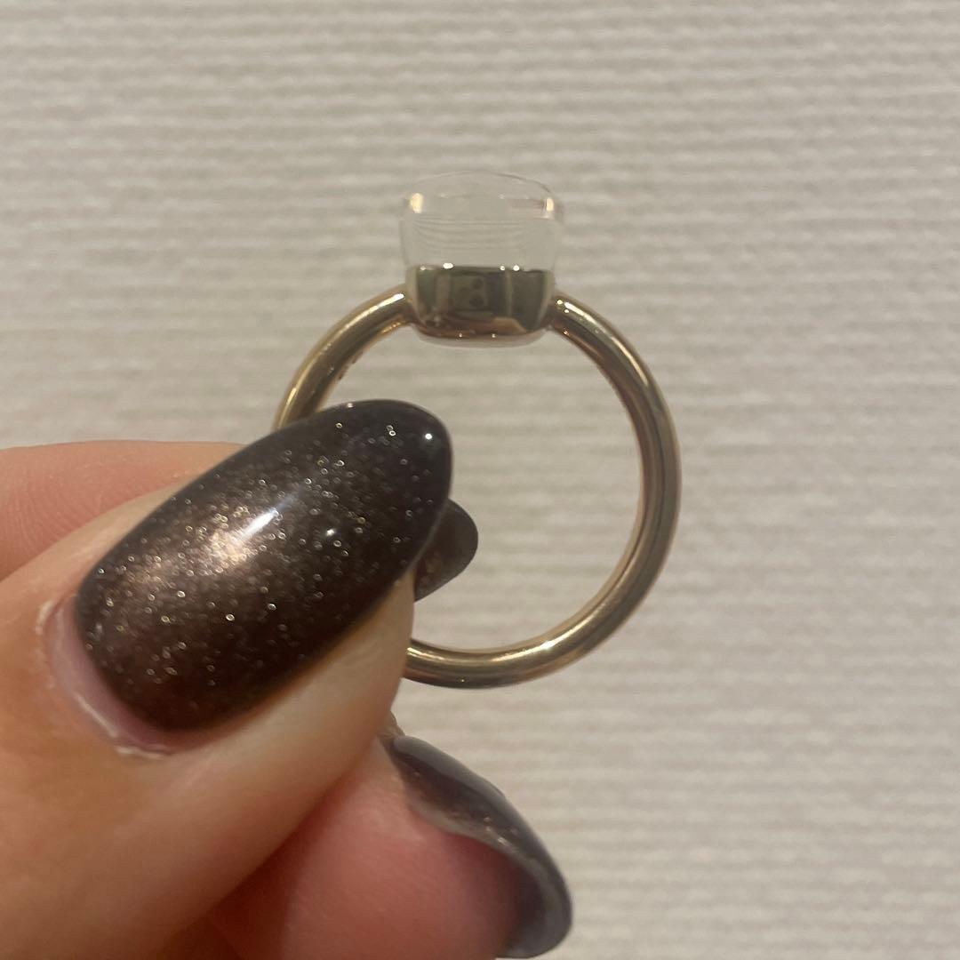 ポメラート　ヌードリング　プチ　ホワイトトパーズ　53