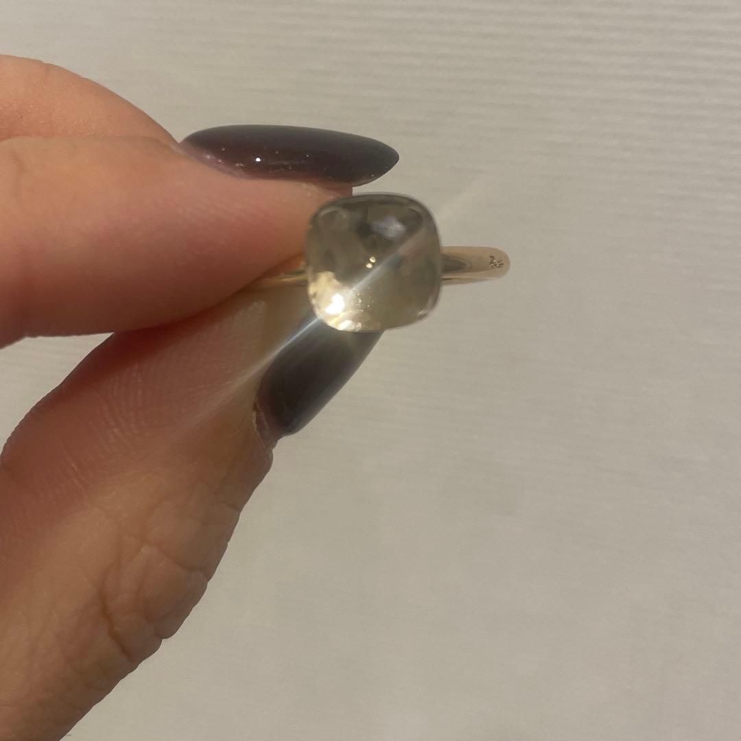 ポメラート　ヌードリング　プチ　ホワイトトパーズ　53