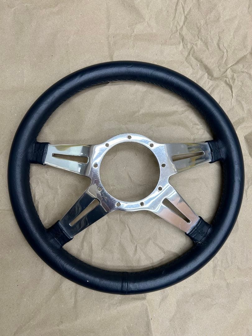 LECARRA レカラ　ステアリング 36パイ 紺色