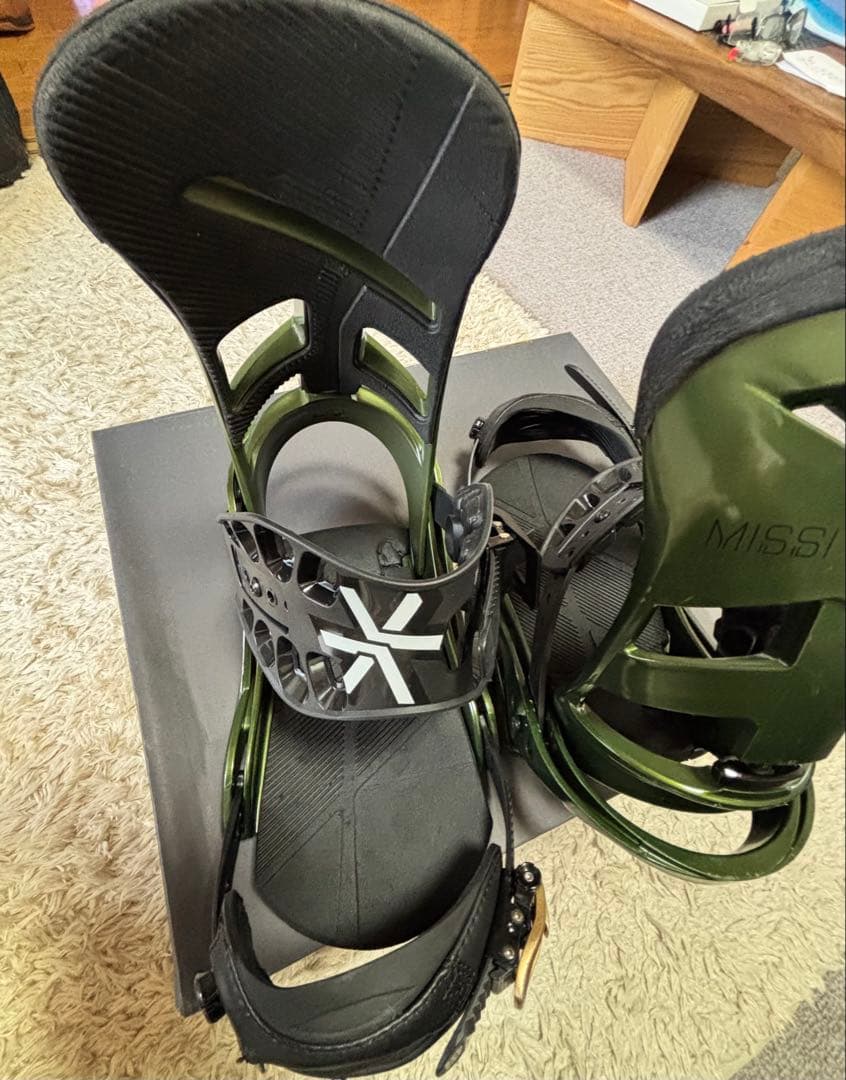 最終値下げ‼️バートンMISSION ビンディング Mサイズ オリーブグリーン