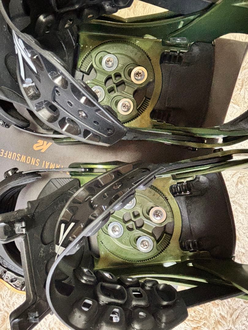 最終値下げ‼️バートンMISSION ビンディング Mサイズ オリーブグリーン