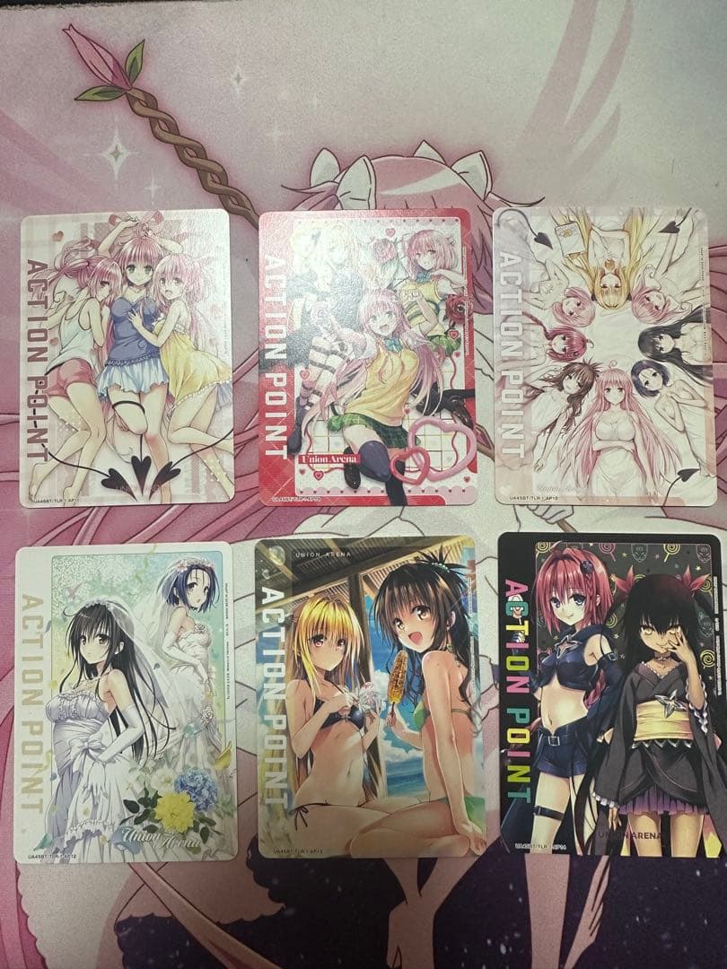 ユニオンアリーナ　ToLOVEる　SR以下4コン　AP各1枚