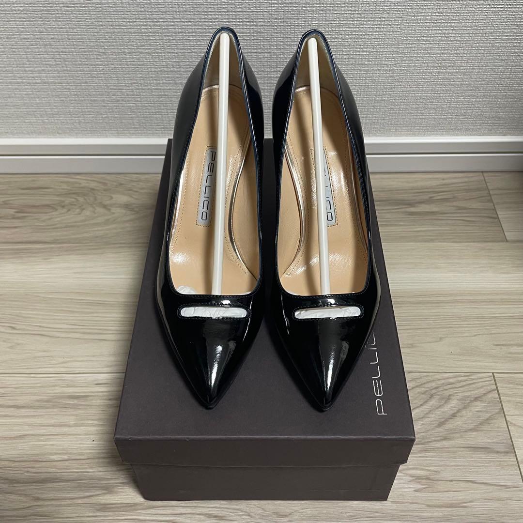 ☆未使用☆ペリーコPELLICO ANDREA パンプス　エナメル　ブラック