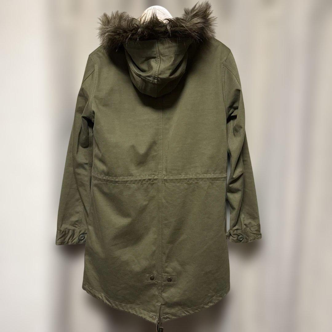 美品 FRED PERRY フレッドペリー モッズコート S オリーブ