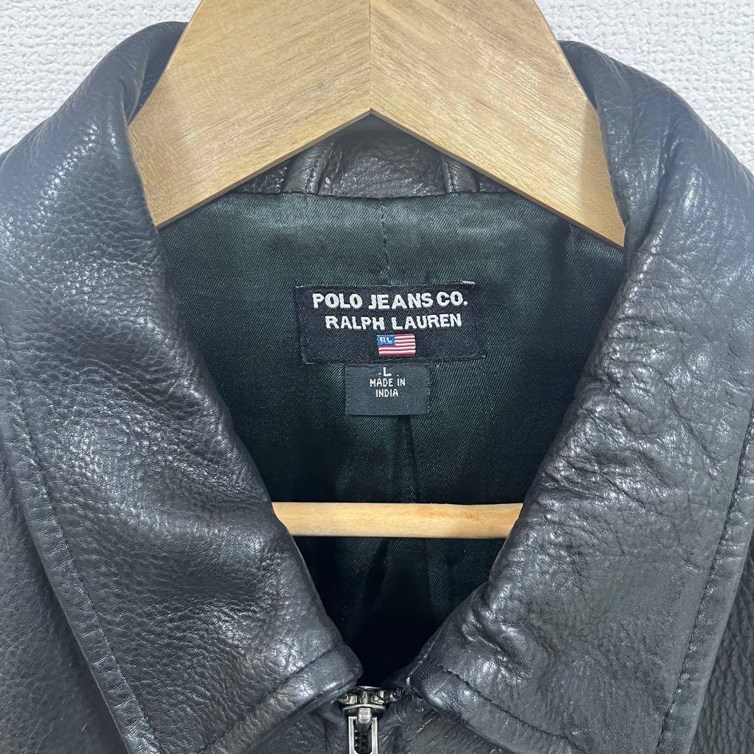 Polo by Ralph Lauren ブラックレザー ジャケット