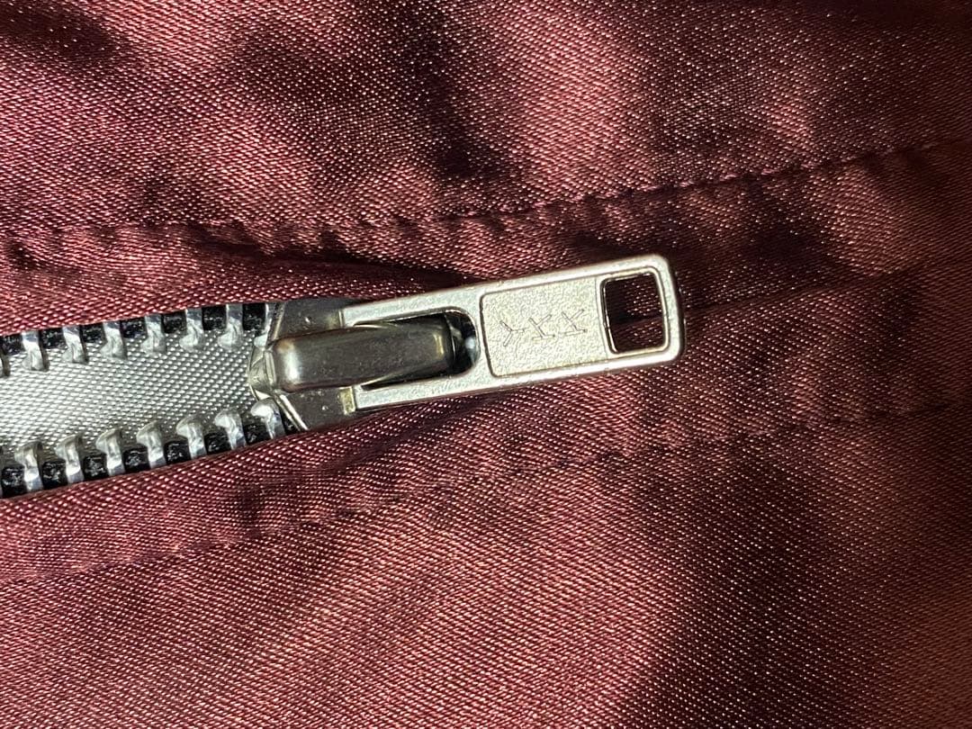 T*様 希少一点物！ドラゴン刺繍 ワインレッド スカジャン/日本製/美品