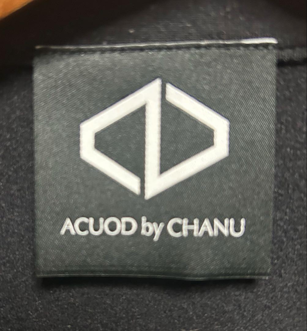 黒いフルジップジャケット　ACUDO by CHANU