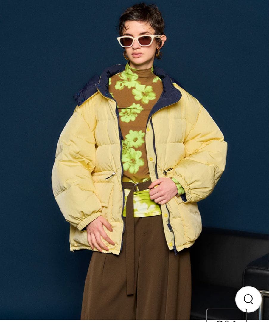 メゾンスペシャル　リバーシブルダウンジャケット