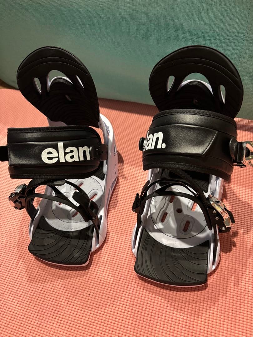 エラン elan スノーボード バインディング ビンディング レディース 白