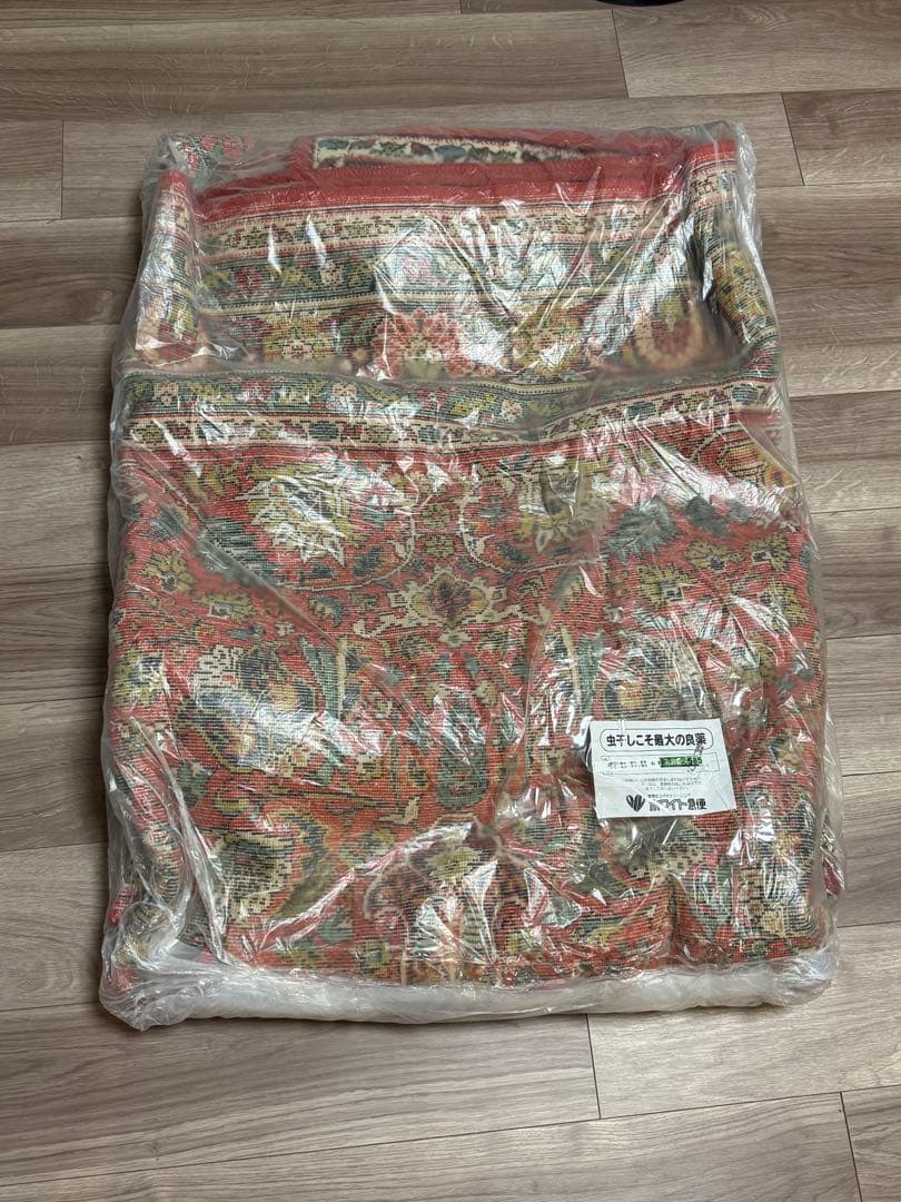 【ロシア製】ヴィンテージラグ(約194×281cm)ウズベキスタン蚤の市で購入