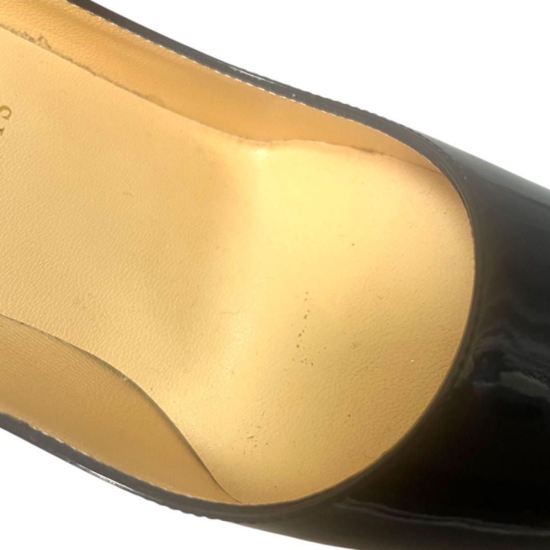 【極美品】クリスチャンルブタン kate10 パテントレザー パンプス 23.5