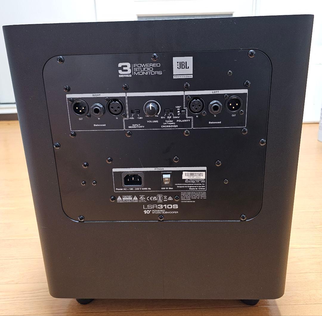 【美品】JBL LSR310S 10インチ サブウーファー
