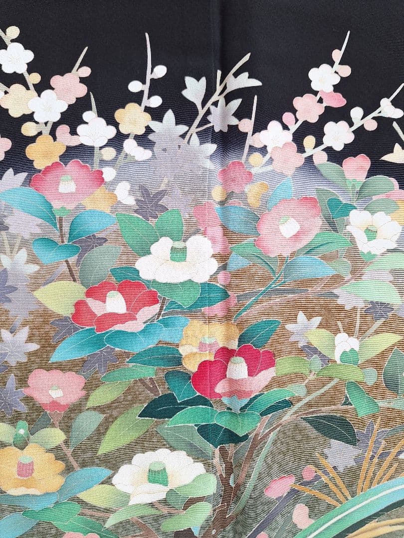 着物リメイクワンピース3684