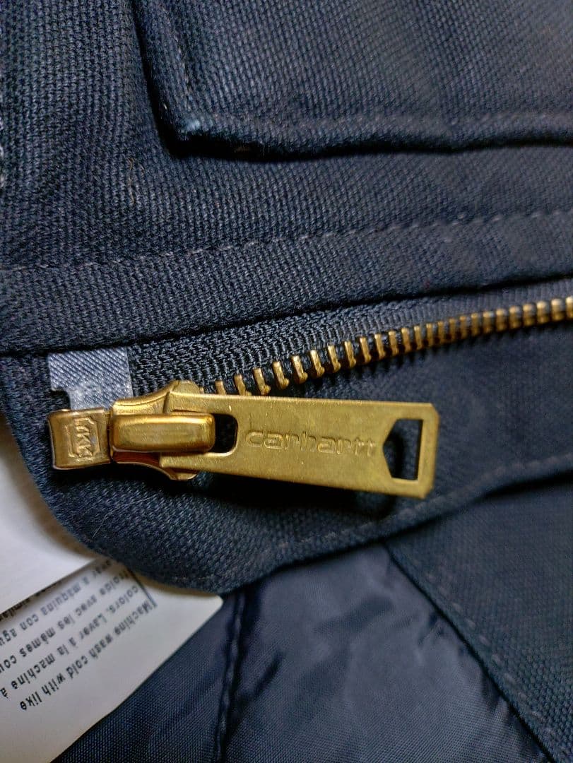 ❒Carhartt ダックベスト【 黒】✨USED美品❴メキ製旧タグ❵