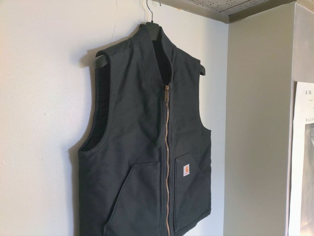 ❒Carhartt ダックベスト【 黒】✨USED美品❴メキ製旧タグ❵