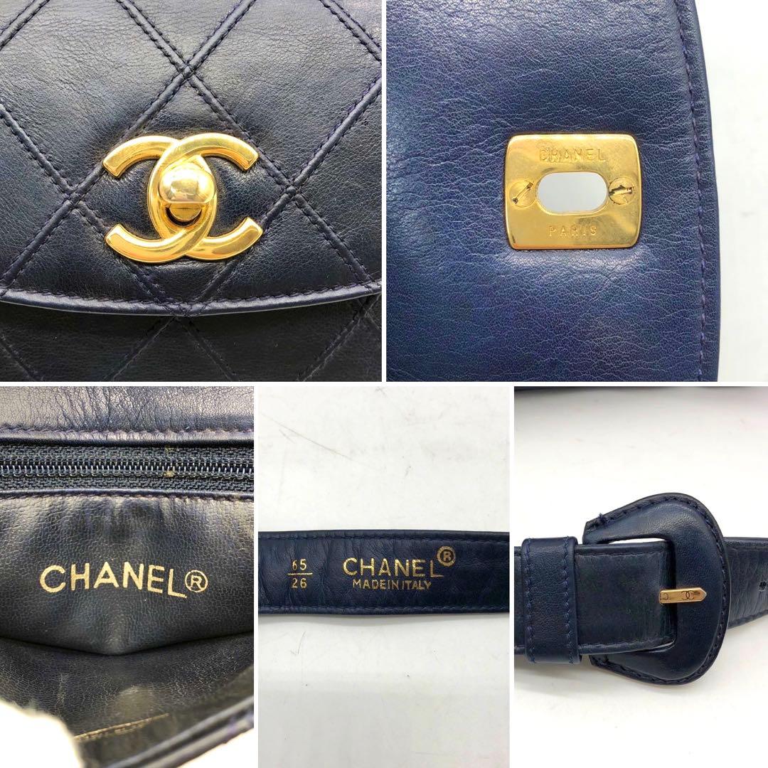 ✨美品✨シャネル ウエストポーチ ビコローレ ココマーク ターンロック チェーン