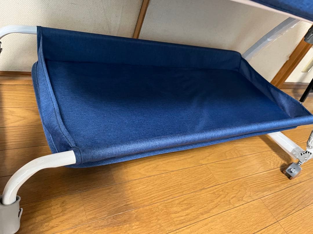 蚊帳付きベビーベッド 高さ調整可能