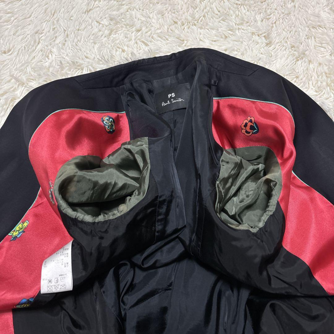 ピーエスポールスミス　セットアップ　3点セット　ネイビー　裏地派手　L　40