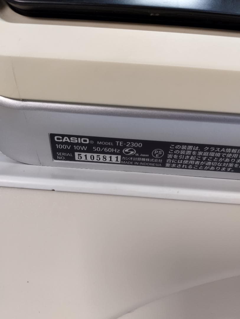 Y♢542 カシオ レジスター TE-2300