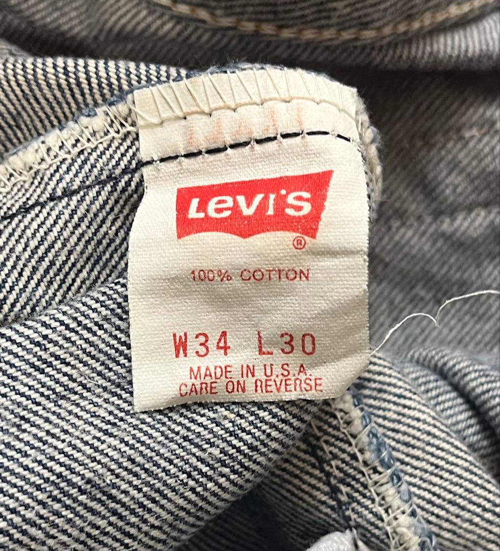 90's Levi's リーバイス 505 USA製 w34-30表記