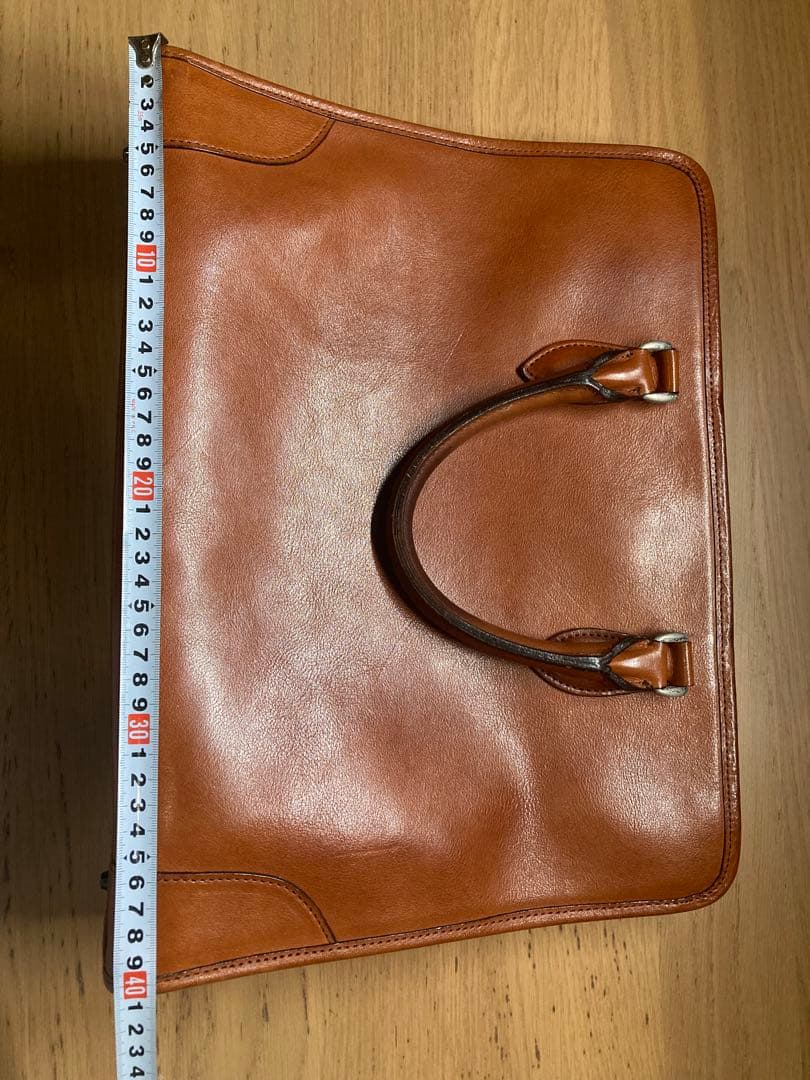 柏餅【状態良し】SLOW / スロー ビジネスバッグ 本革/レザー