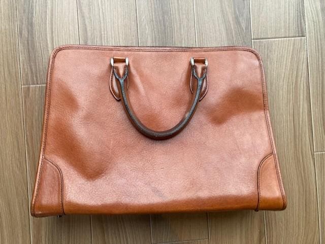 柏餅【状態良し】SLOW / スロー ビジネスバッグ 本革/レザー