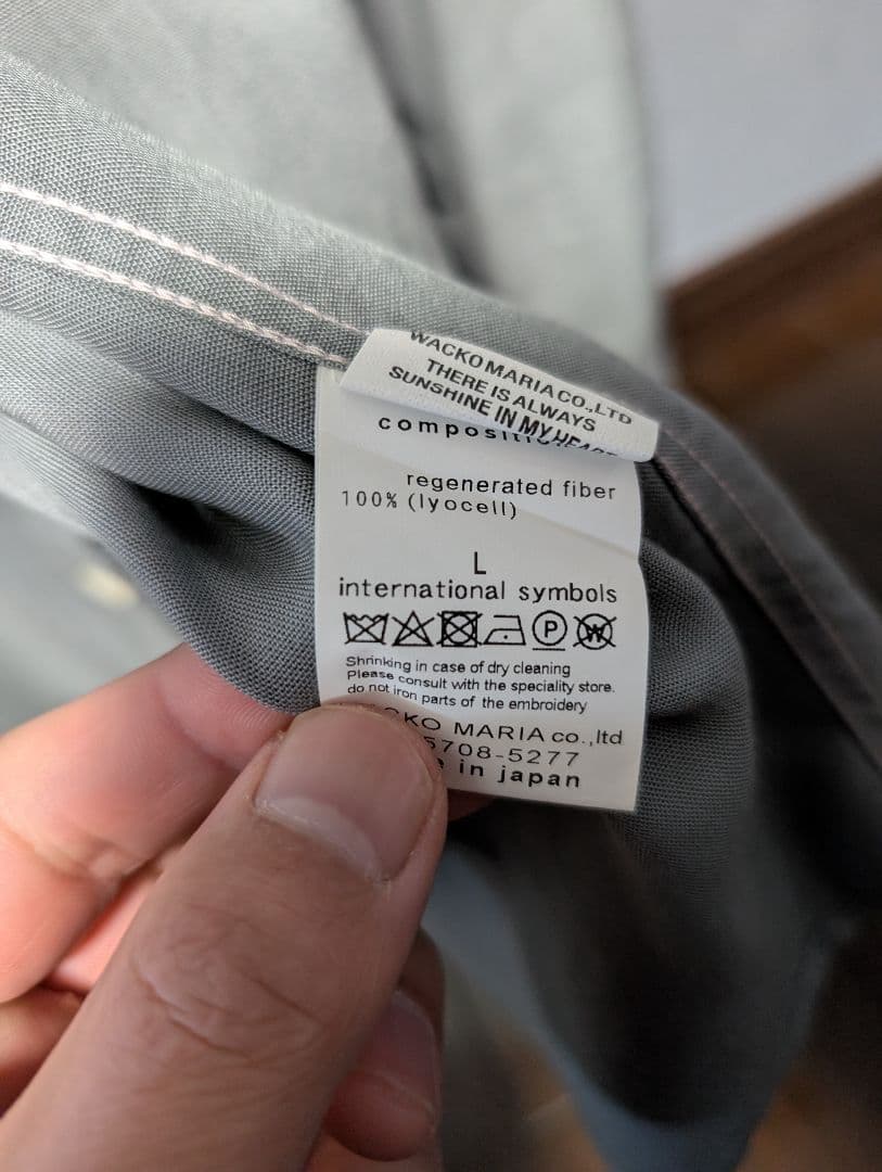 【L】wackomaria 50s shirt L/S -TYPE 2-