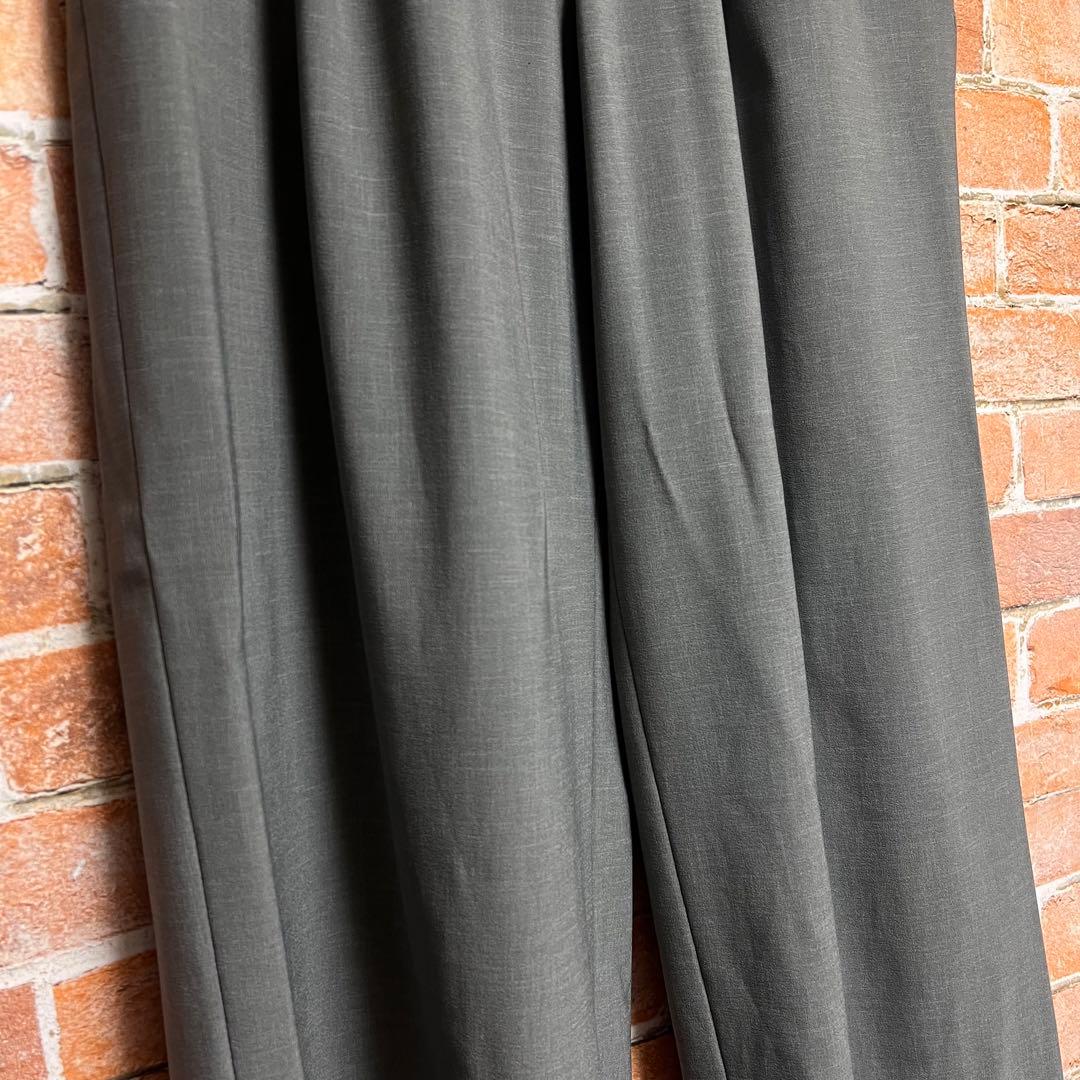 (現行品)スーツセレクト　ダブルスーツパンツセットアップ　洗える　ストレッチ