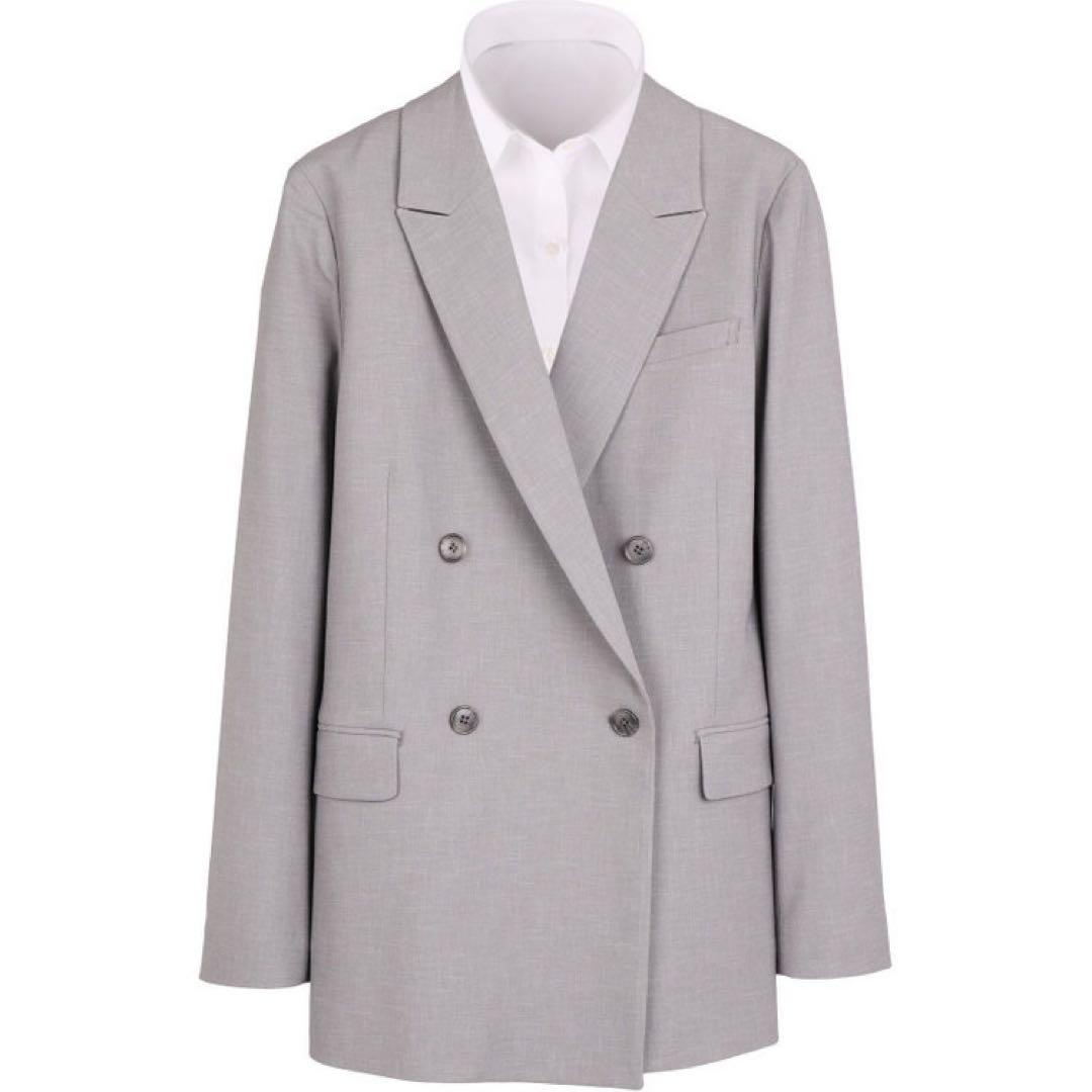 (現行品)スーツセレクト　ダブルスーツパンツセットアップ　洗える　ストレッチ