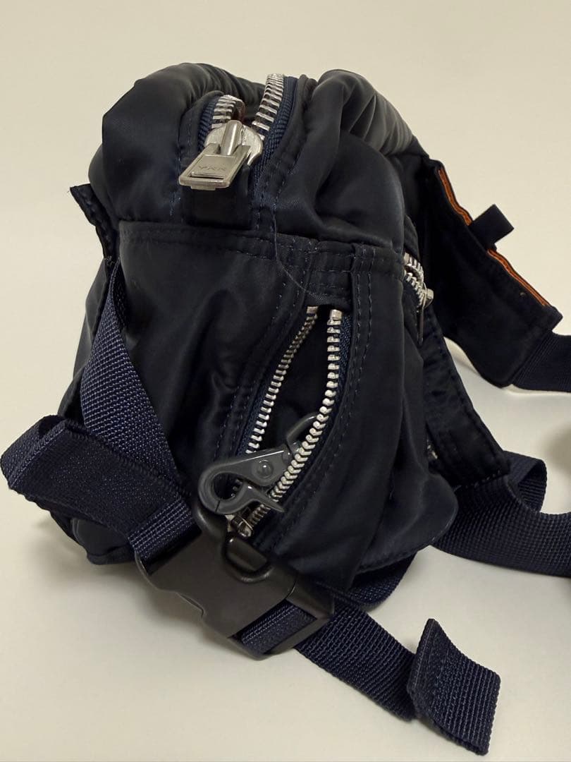 HEAD PORTER ボディバッグ ウエストバッグ ネイビー