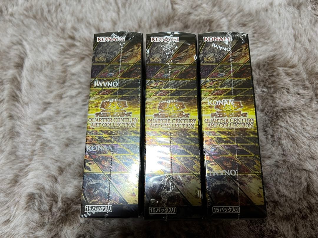 遊戯王 クォータリーセンチュリーアートコレクション 3box