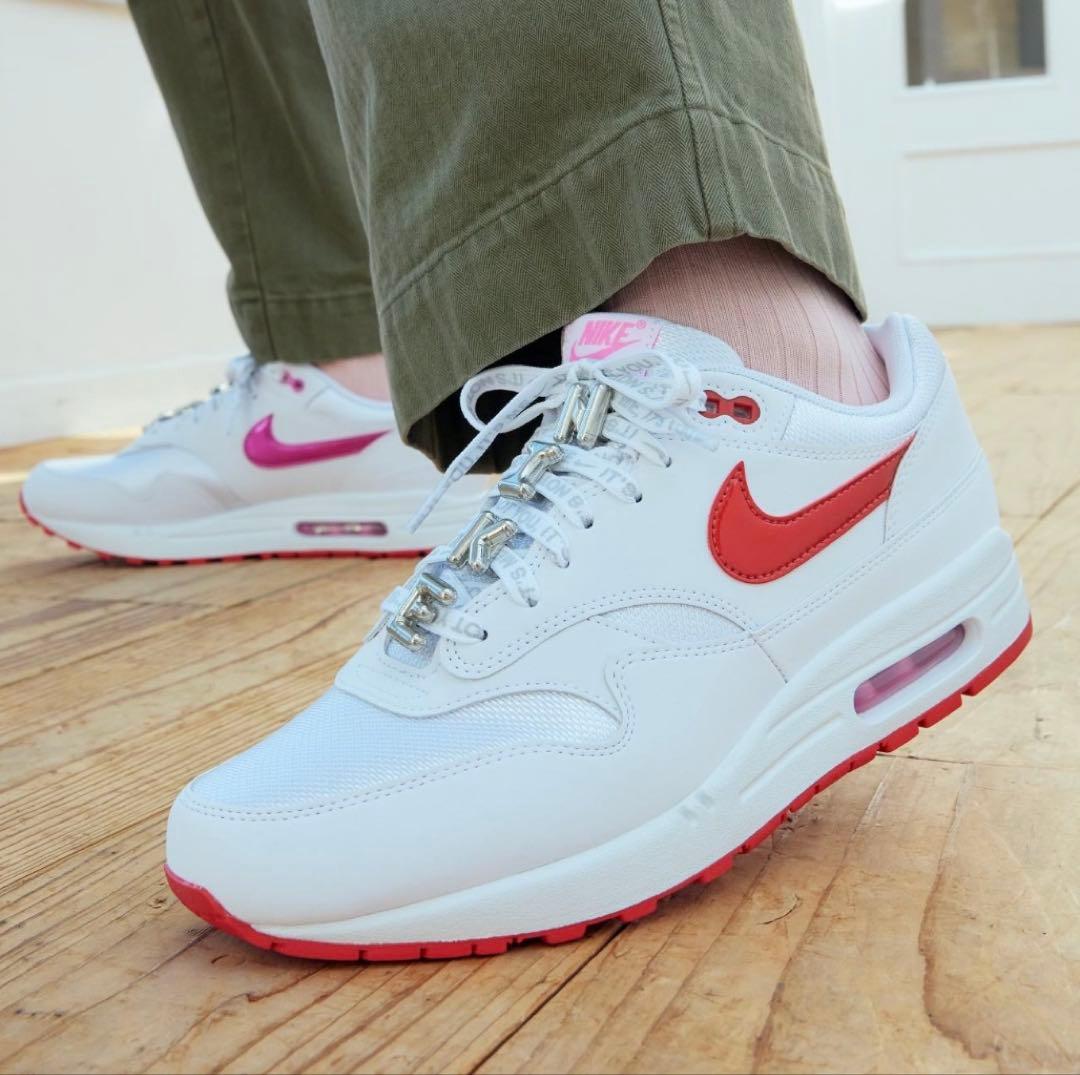 ■新品29.0cm■ナイキ エア マックス1 プレミアム ホワイト/レッド
