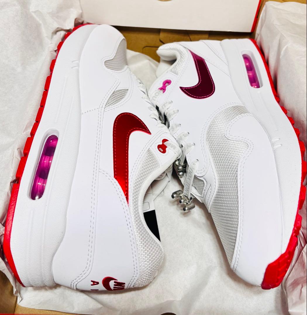 ■新品29.0cm■ナイキ エア マックス1 プレミアム ホワイト/レッド