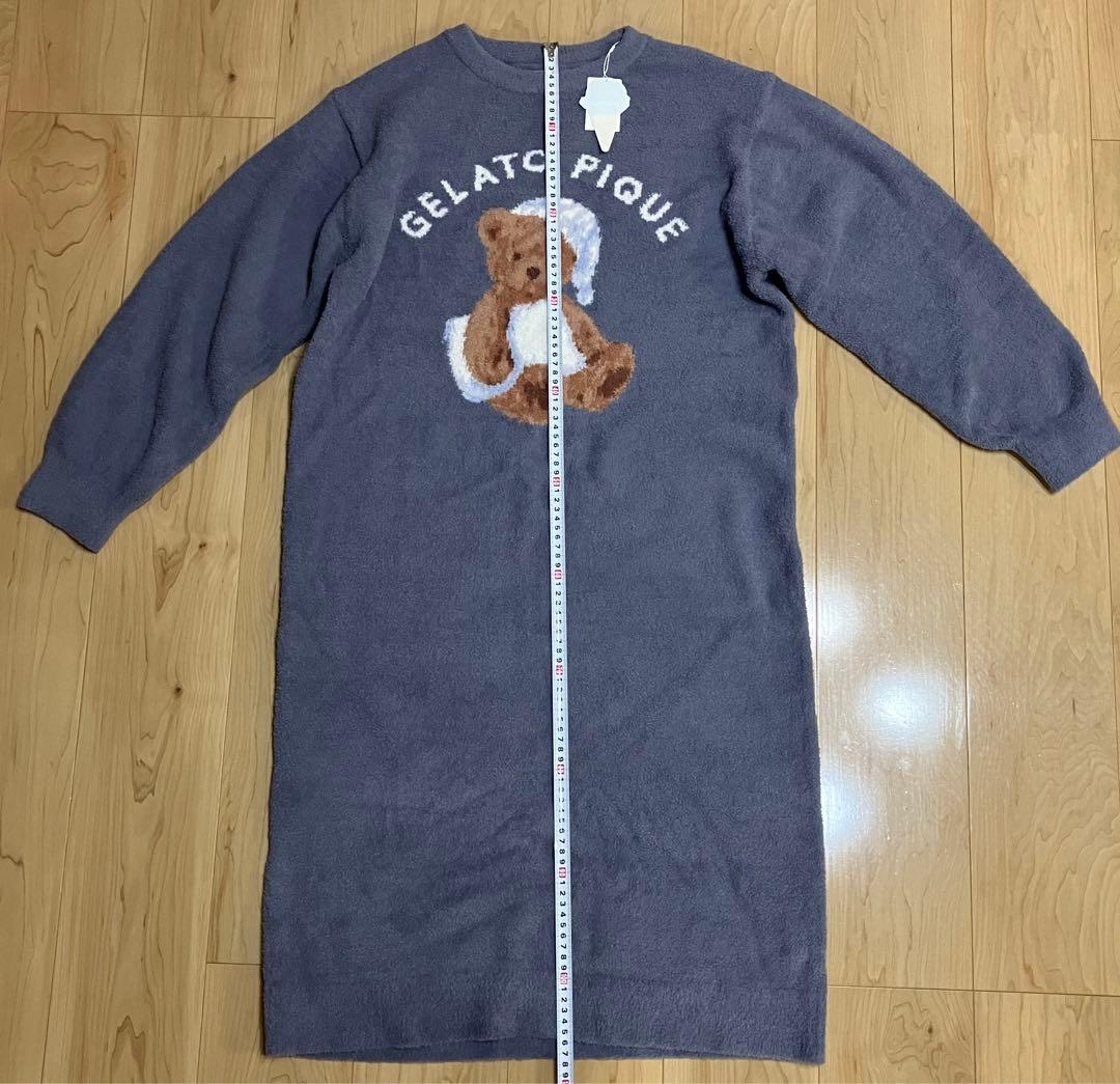 ジェラートピケ　GOOD NIGHT BEAR ジャガードワンピース　未着用