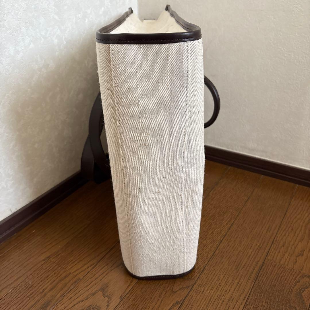 バッグ CTHY LEATHER JUTE TOTE BAG