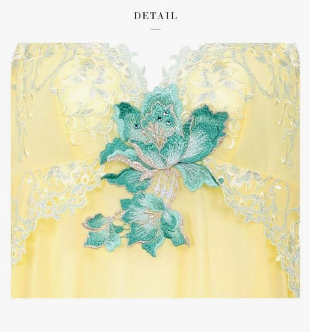 サルート　12G イエロー レース刺繍 キャミソール　完売品