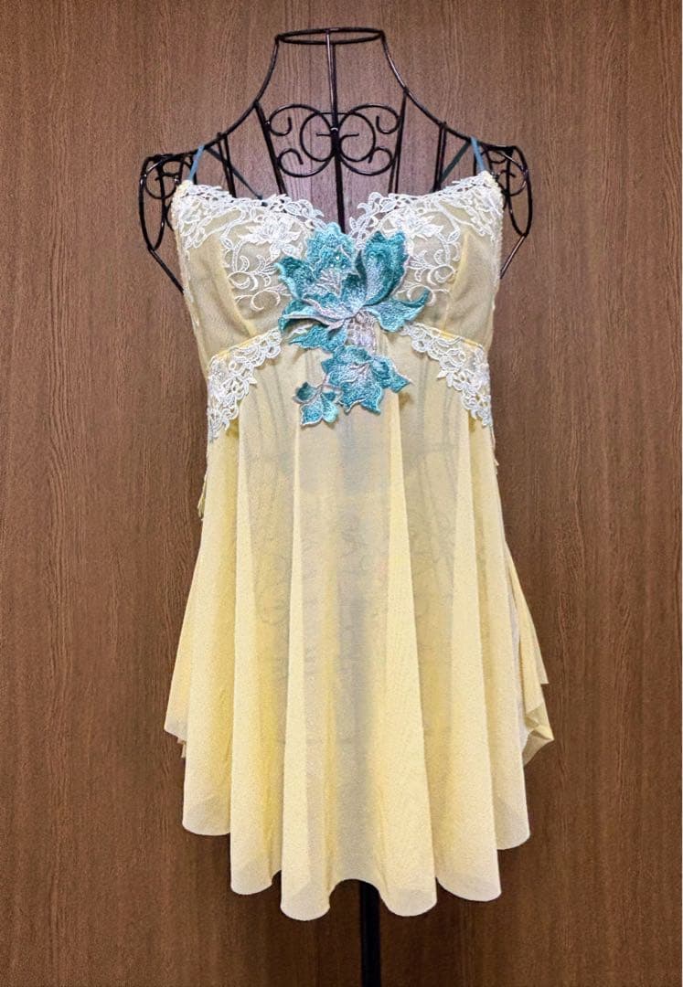 サルート　12G イエロー レース刺繍 キャミソール　完売品