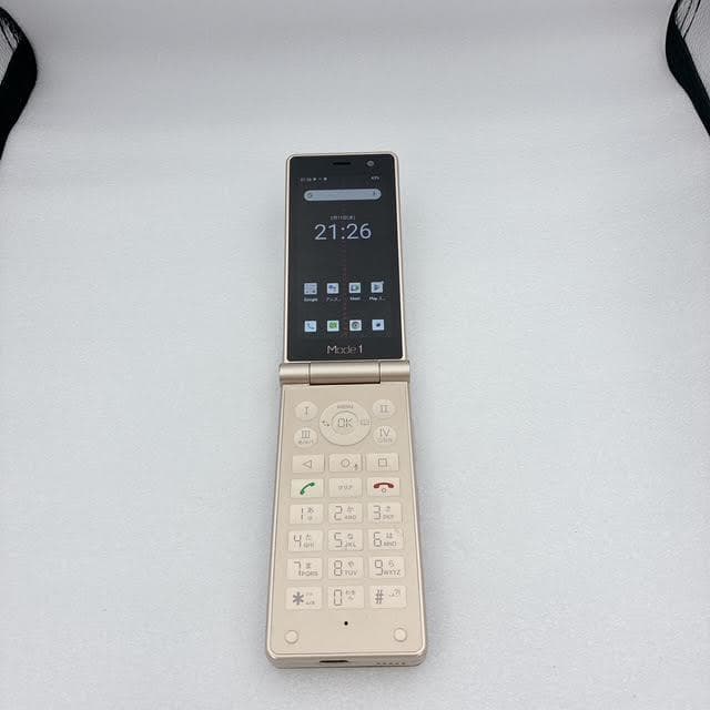 【良品】P-UP World Mode1 RETRO II 折りたたみスマホ