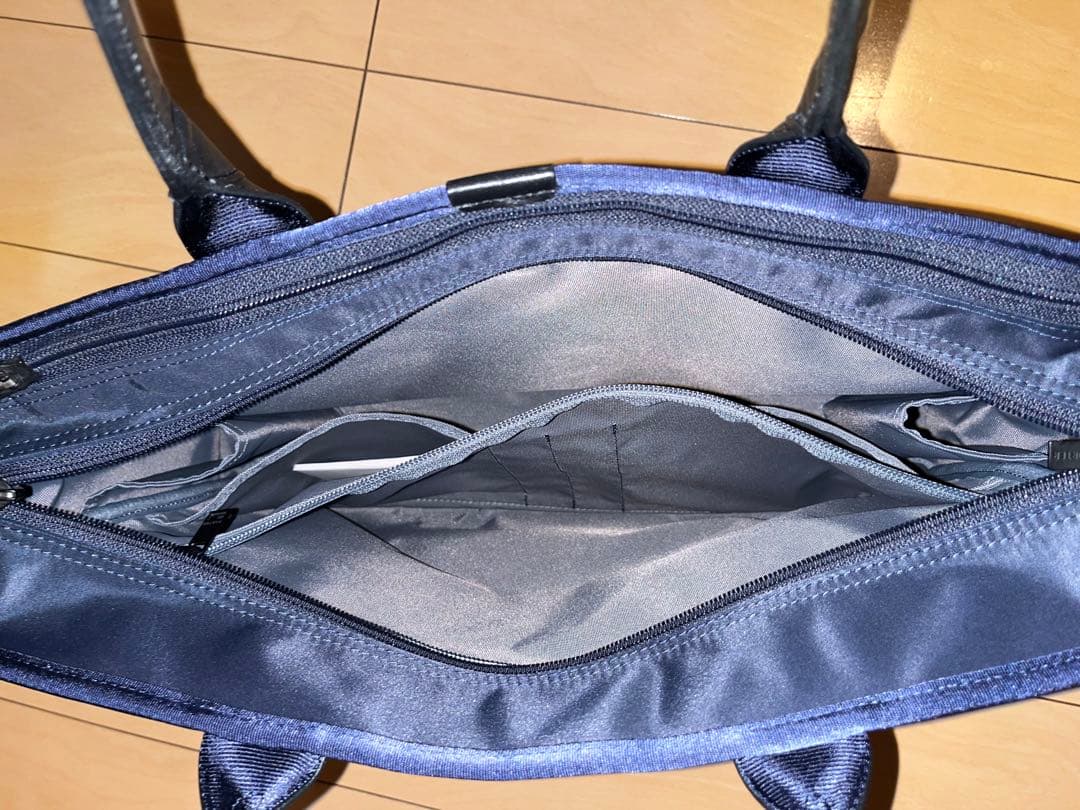 ☆とらさん☆新品同様#ポーター#トートバッグ#ビジネス用#ネイビー