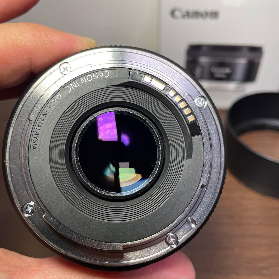Canon EF 50mm f1.8 STM フード付き