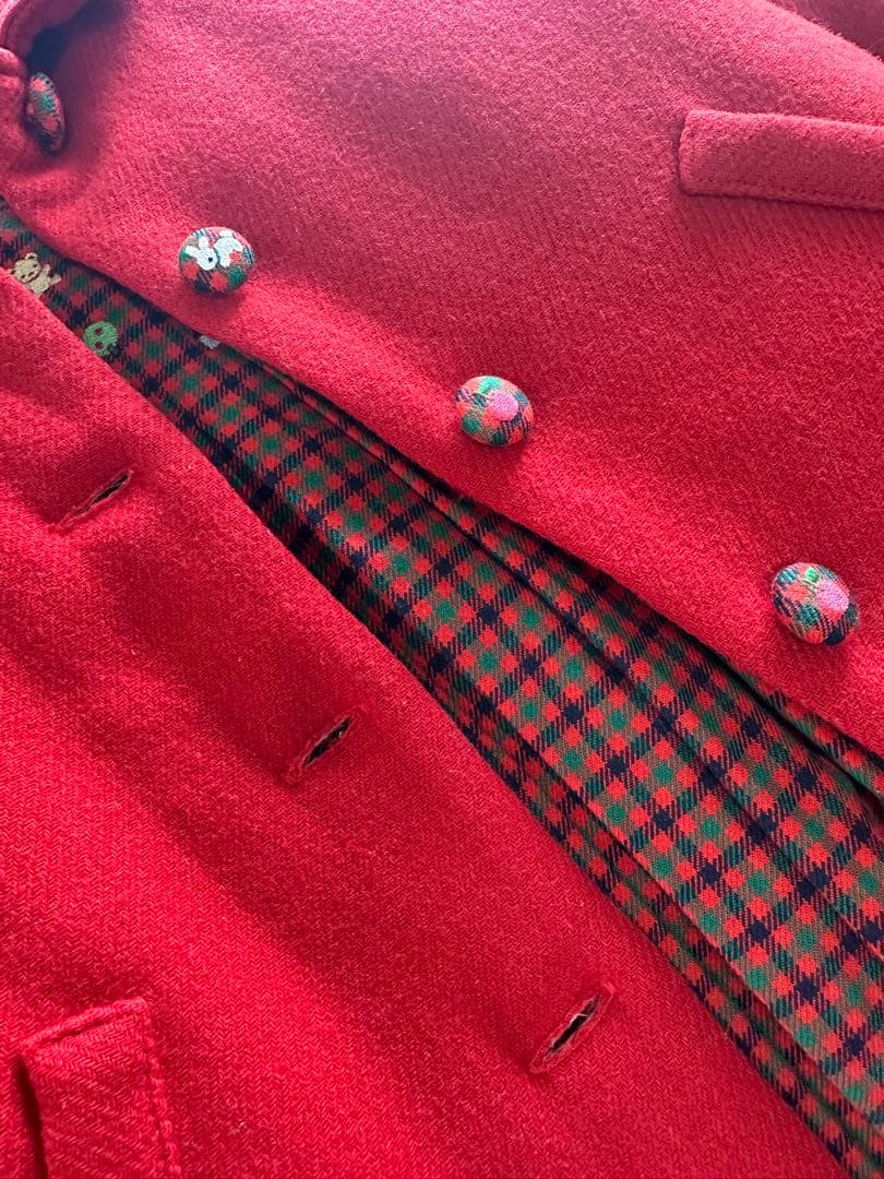 familiarワンピース、コートセット