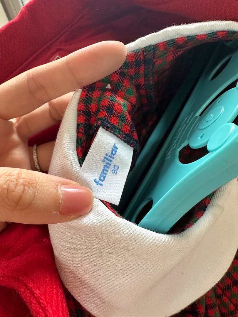 familiarワンピース、コートセット