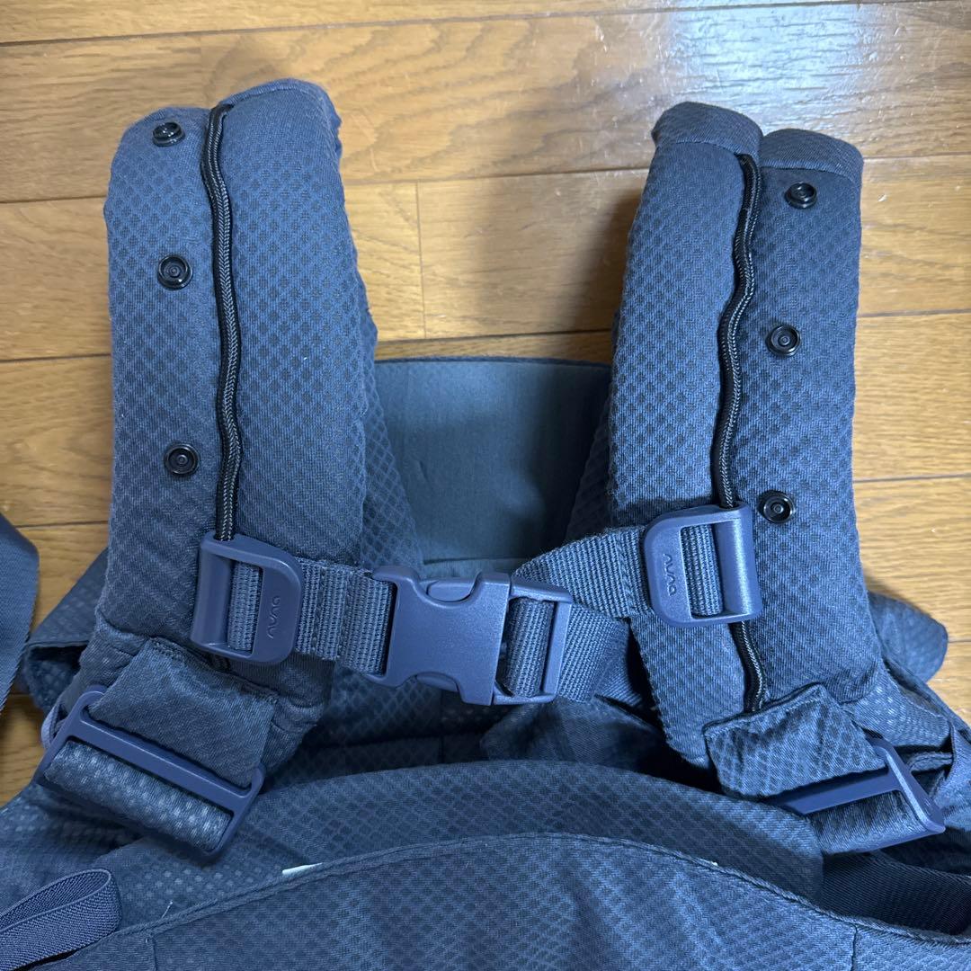 【美品】nuna ベビーキャリア CUDLクリック デニム