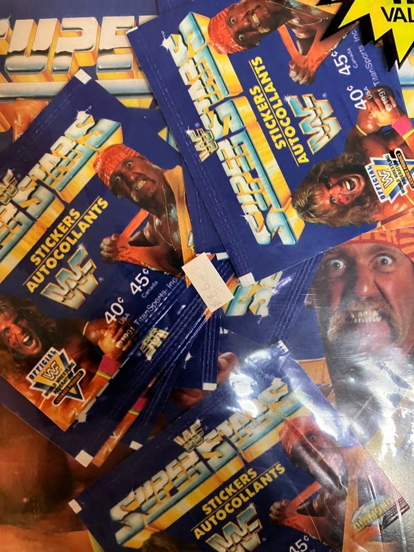 1991 WWF Superstars シール アルバム 新品未開封