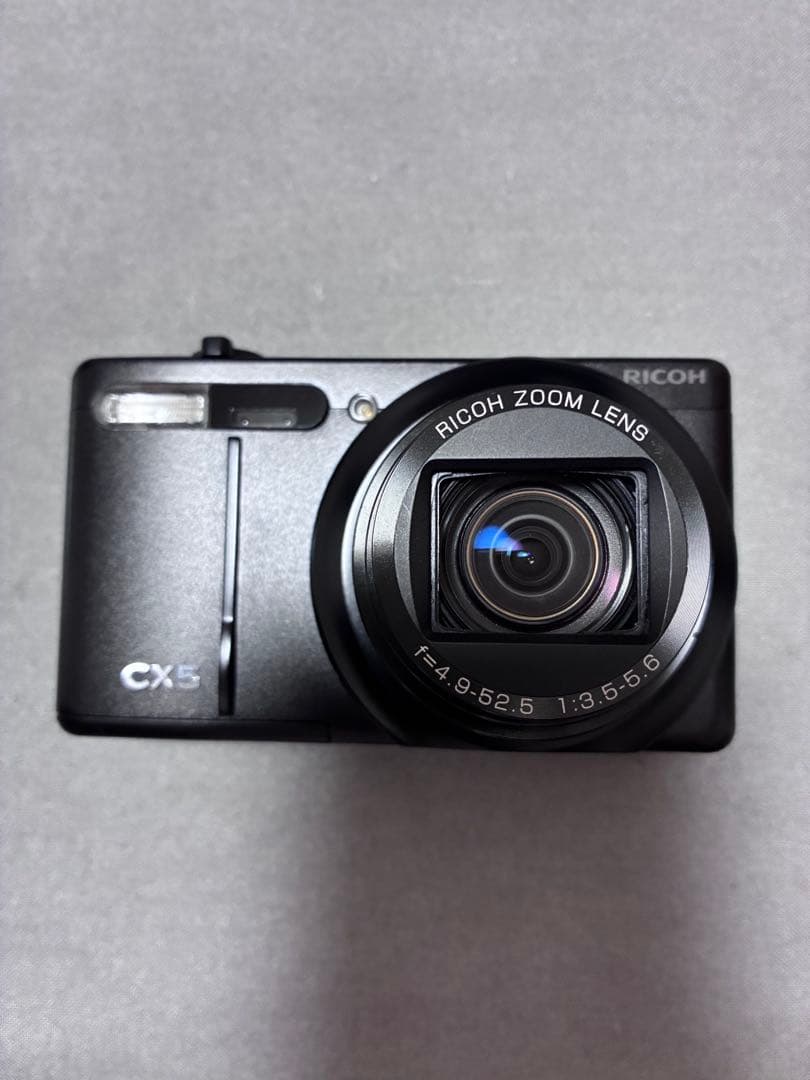 RICOH CX5 リコー デジカメ オールド コンデジ ブラック SDカード付