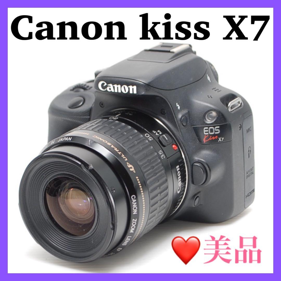 ✨初心者おすすめ一眼レフ✨Canon kiss X7 キャノン スマホ転送OK